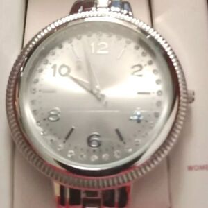 Merona Women's Crystal Accent Watch, Vintage
